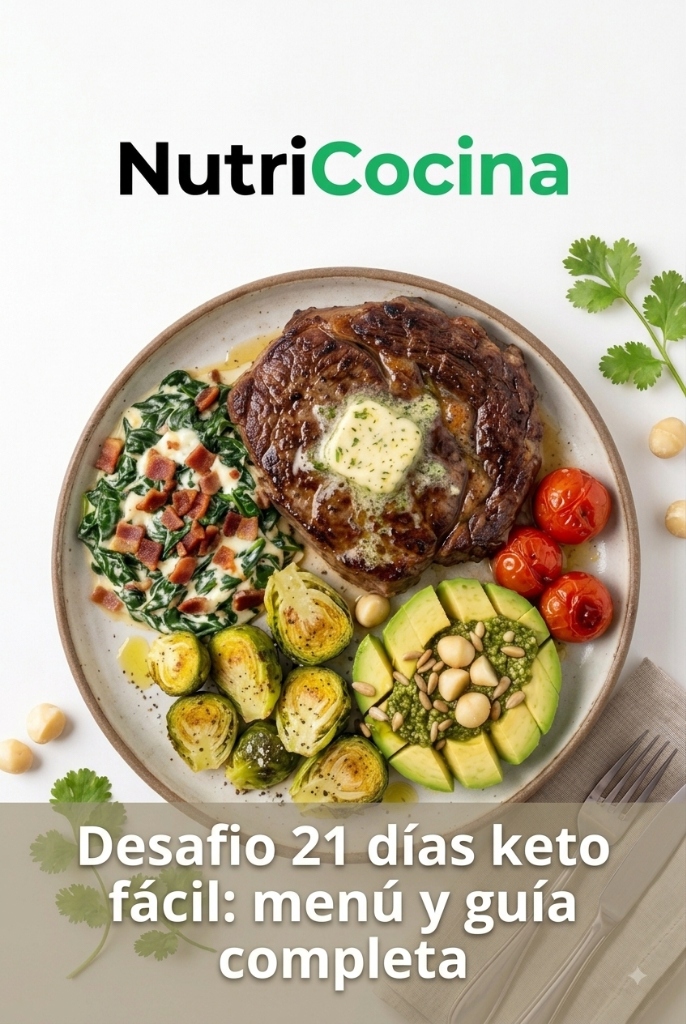 Desafío 21 Días Keto Fácil: Menú y Guía Completa