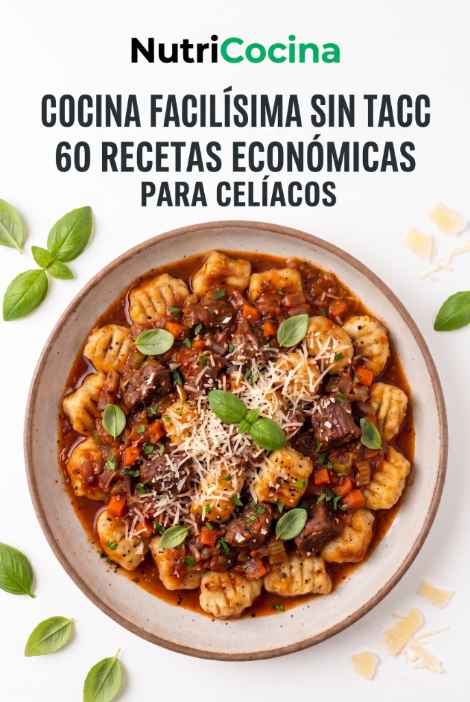 Cocina Facilísima Sin TACC: 60 Recetas Económicas para Celíacos